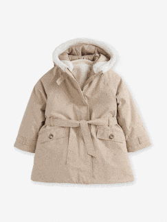 Mädchen-Mantel, Jacke-Mädchen 3-in-1-Parka mit Recycling-Polyester