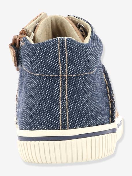 Jungen High Sneakers 'Posture' KICKERS® HELLBRAUN/DENIM+MARINE/DENIM 