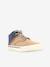 Baskets Sneakers hautes garçon Posture KICKERS® CAMEL DENIM+MARINE DENIM 