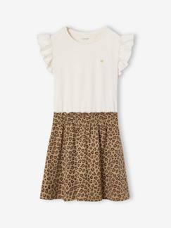 Mädchen-Kleid-Mädchen 2-in-1-Kleid