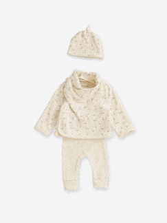 Baby-Accessoires-Weitere Accessoires-Bio-Kollektion: Baby Geschenk-Set: Jacke, Hose, Mütze & Halstuch mit Gänsen