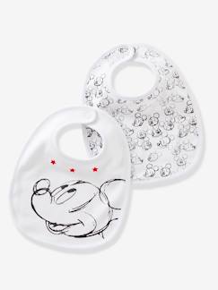Lot de 2 bavoirs bébé Mickey® imprimés