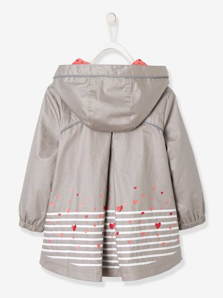 Parka fille doublée polaire Collection Maternelle GRIS 