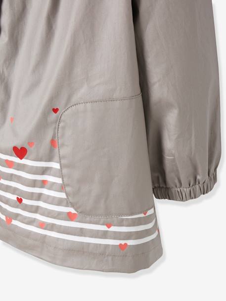 Parka fille doublée polaire Collection Maternelle GRIS 