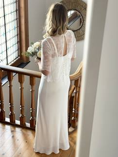 Umstandsmode-Kleid-Umstands-Hochzeitskleid aus Crêpe ENVIE DE FRAISE, Hochzeits-Capsule