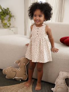 Bébé-Robe, jupe-Robe à bretelles imprimée bébé