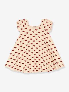 Baby-Bedrucktes Mädchen Kleid AMOUR ROUGE Konges Sløjd, Bio-Baumwolle