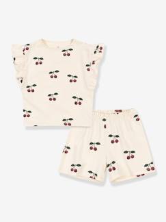 Baby-Baby-Set: T-Shirt & Shorts Lin Frill Konges Sløjd, Bio-Baumwolle
