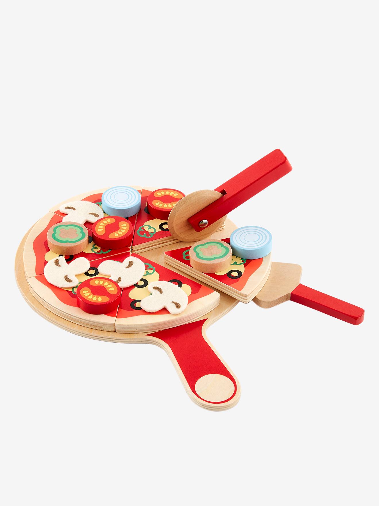 jouet pizza en bois