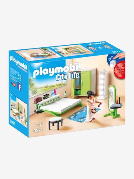 9271 Chambre avec espace maquillage Playmobil VERT 