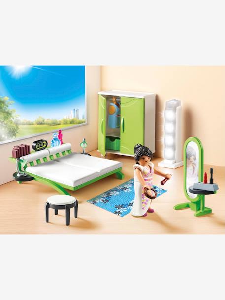 9271 Schlafzimmer mit Schminktisch von Playmobil GRUEN/WEISS 