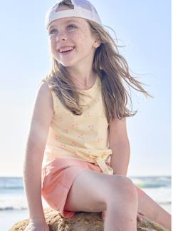 Fille-T-shirt, sous-pull-Débardeur imprimé à nouette fille