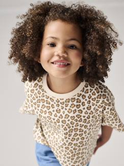 Fille-T-shirt, sous-pull-T-shirt fille cropped manches courtes 