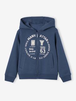 Garçon-Vêtements de sport-Sweat garçon zippé à capuche sport