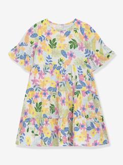 Fille-Robe-Robe d’été fille à volants en étages DYADE DANAMADE, imprimé floral