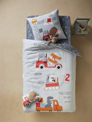 Pack housse de couette + taie d'oreiller DINO TRUCK  