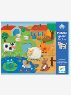 Les jeux éducatifs-Puzzle Tactiloferme 20 pièces DJECO