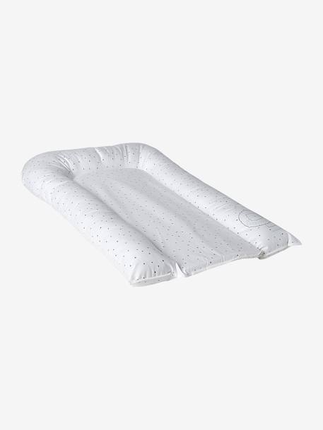 Matelas à langer VERTBAUDET Pluie d'étoiles BLANC IMPRIME 