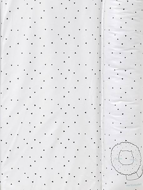 Matelas à langer VERTBAUDET Pluie d'étoiles BLANC IMPRIME 