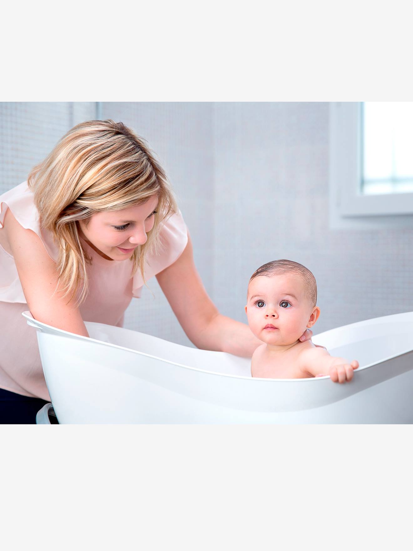 Baignoire Bebe Babymoov Aquanest Blanc Puericulture