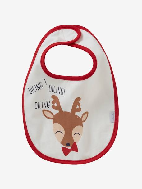 7er-Pack Lätzchen für Babys Blumen, Vögel+Mehrfarbig+WEIHNACHTSMOTIV 