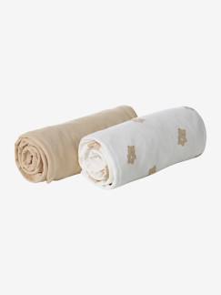 VERTBAUDETLot de 2 draps-Housses bébé en Jersey