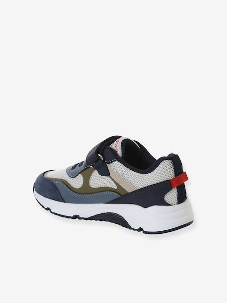 Kinder Klett-Sneakers mit elastischer Schnürung und Anziehtrick set beige+set blau 