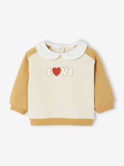 Bébé-Pull, gilet, sweat-Sweat-Sweat-shirt bébé fille col claudine