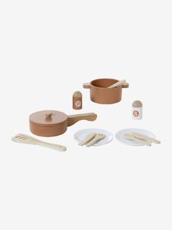 Set d'ustensiles de cuisine caramel en bois FSC®