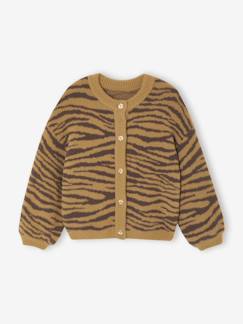 Mädchen-Pullover, Strickjacke, Sweatshirt-Flauschige Mädchen Strickjacke mit Tiermotiven