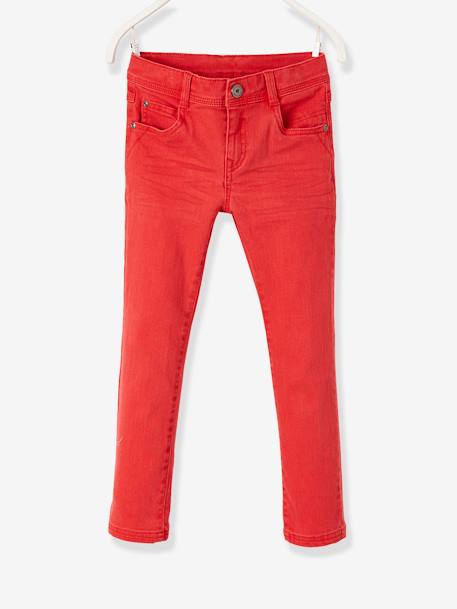 Pantalon slim garçon Morphologik tour de hanches MEDIUM BLEU+CARAMEL FONCE+MARINE+MOUTARDE+ROUGE+VERT AMANDE 