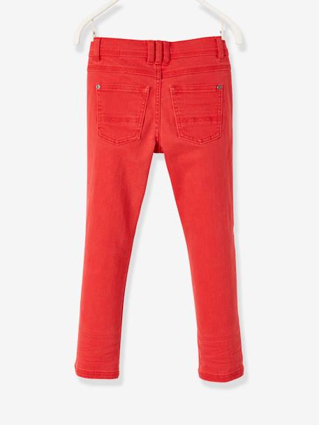 Jungen Slim-Fit-Hose, Hüftweite SLIM blau+hellgrün+karamell+MARINE+rot+SENFFARBEN 