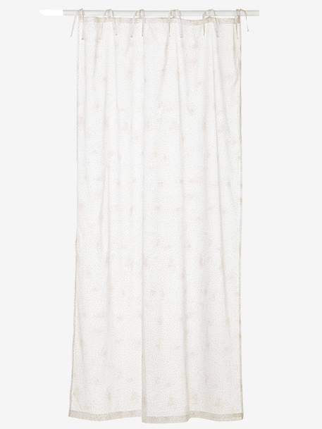 Rideaux pailleté Love pink Blanc/paillettes 