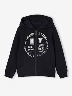 Garçon-Vêtements de sport-Sweat garçon zippé à capuche sport