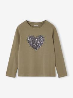 Fille-T-shirt, sous-pull-T-shirt-Tee-shirt fantaisie fille