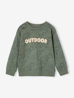 Garçon-Tee-shirt garçon effet sweat imprimé 