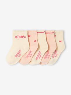 Baby-Socken, Strumpfhose-5er-Pack Socken HERZEN, Baby