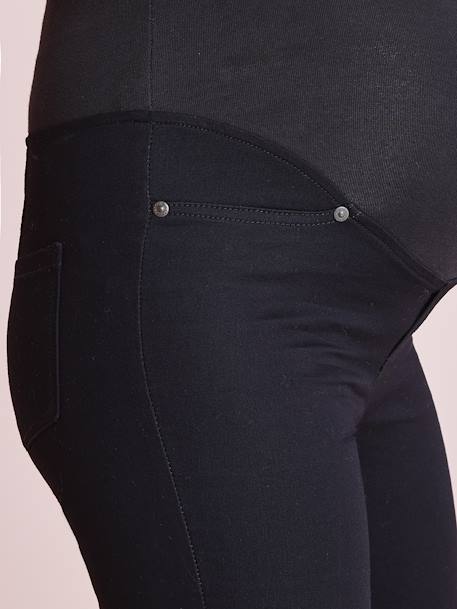 Umstands-Treggings, Schrittlänge 82 cm dunkelbraun+schwarz 