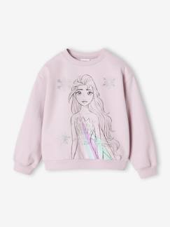 Fille-Pull, gilet, sweat-Sweat Reine des neiges Elsa glitter