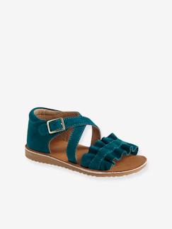 Sandales en cuir fille collection maternelle