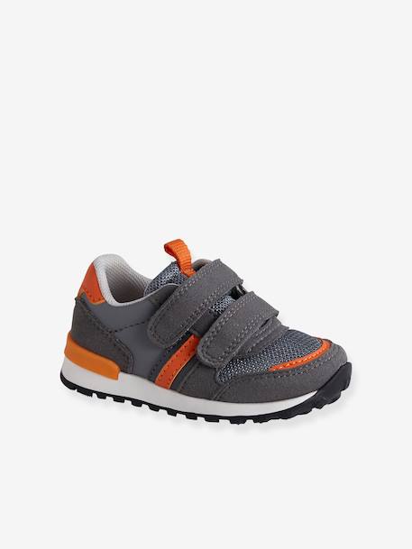 Sportliche Sneakers für Baby Jungen blau+grau 