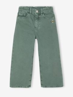 Mädchen-Hose-Weite Mädchen Hose mit Blumenstickerei