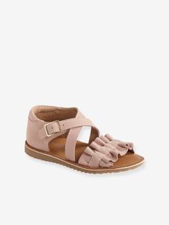 Sandales en cuir fille collection maternelle