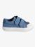 Stoffschuhe für Baby Jungen, Klettverschluss BLUE DENIM+ROT+WEISS 
