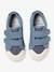 Stoffschuhe für Baby Jungen, Klettverschluss BLUE DENIM+ROT+WEISS 