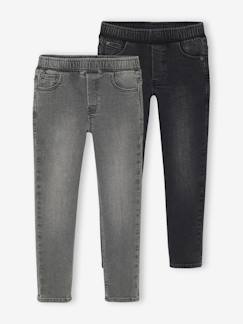 Garçon-Lot 2 jeans garçon slim 