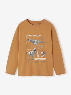 Garçon-T-shirt manches longues imprimé garçon avec reliefs