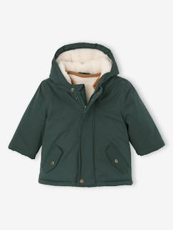 Baby-Mantel, Overall, Ausfahrsack-Baby 3-in-1 Winterjacke mit Fellweste