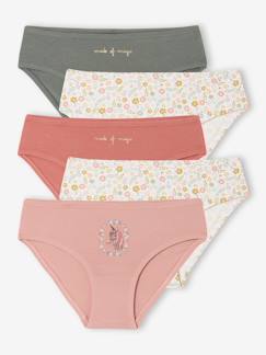 Fille-Sous-vêtement-Lot de 5 culottes assorties fille