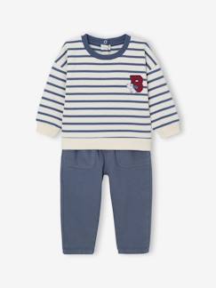 Baby-Set-Baby-Set: Rundhals-Sweatshirt & Stoffhose